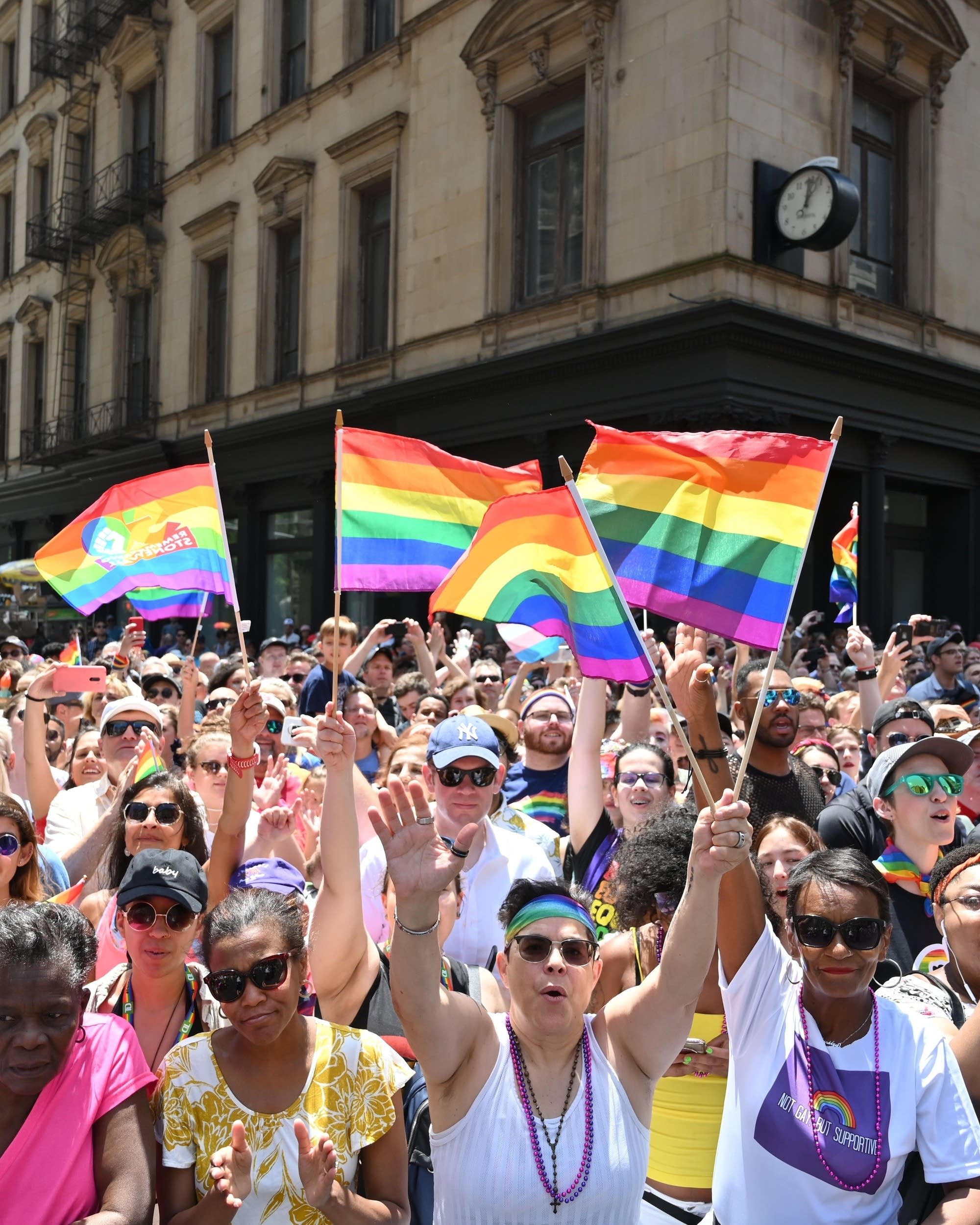 Image of protestor support for decriminalization of homosexuality